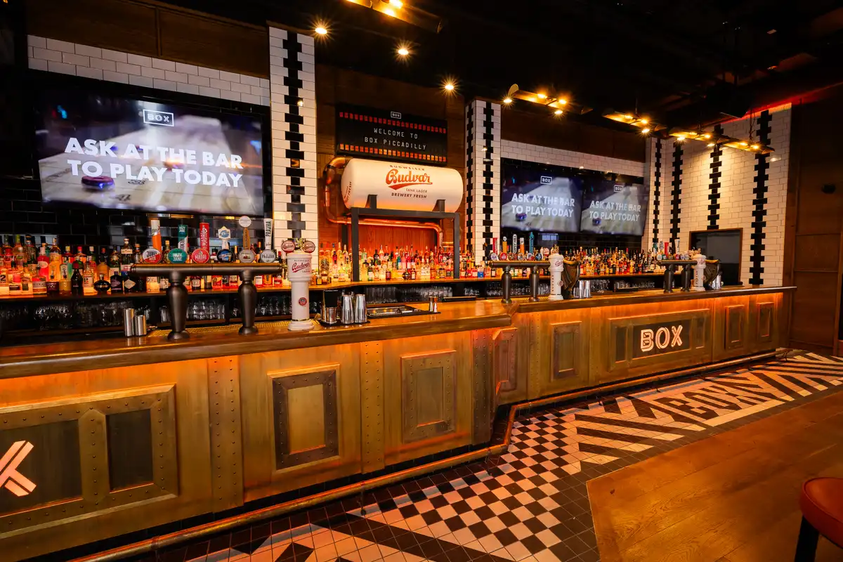 Inside BOX Piccadilly
